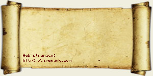 Justin Ržaničanin vizit kartica